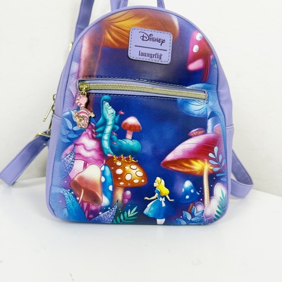 Loungefly Disney Alice In Wonderland Mushroom Caterpillar Mini Backpack main image 8